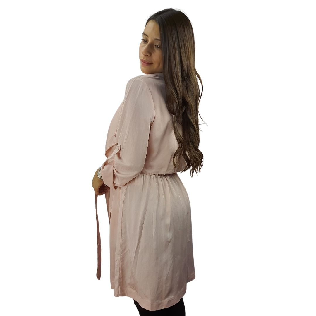 Tapado Vero moda Rosa Vieja Style CAMEL L/S COAT(DR)