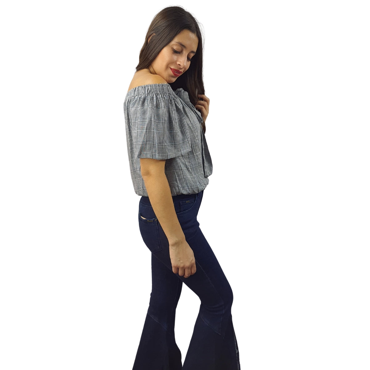 Top Vero Moda Gris Style CANDEL 1/2 TOP(FL)