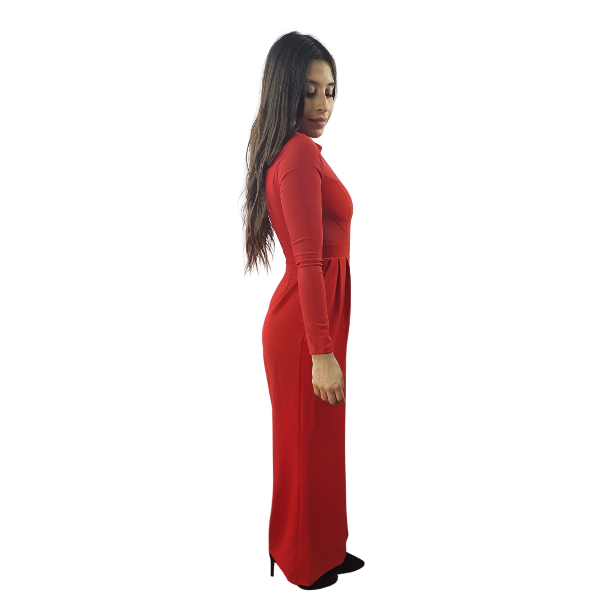 Entero Vero Moda Rojo Style AIMEE FLARE CATSUIT(BN-ET-3)