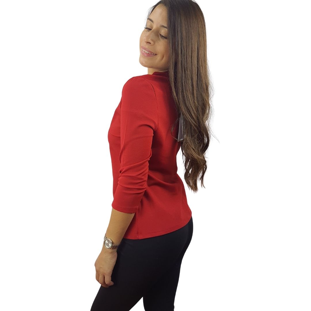 Blusa Vero moda Vino Style ALICE 3/4 TOP(HH)