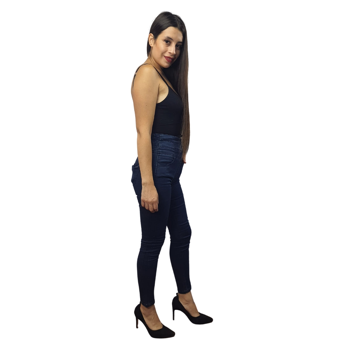 Jeans Vero Moda Azul Oscuro Style EDEN HW X-SLIM JEANS(BT)