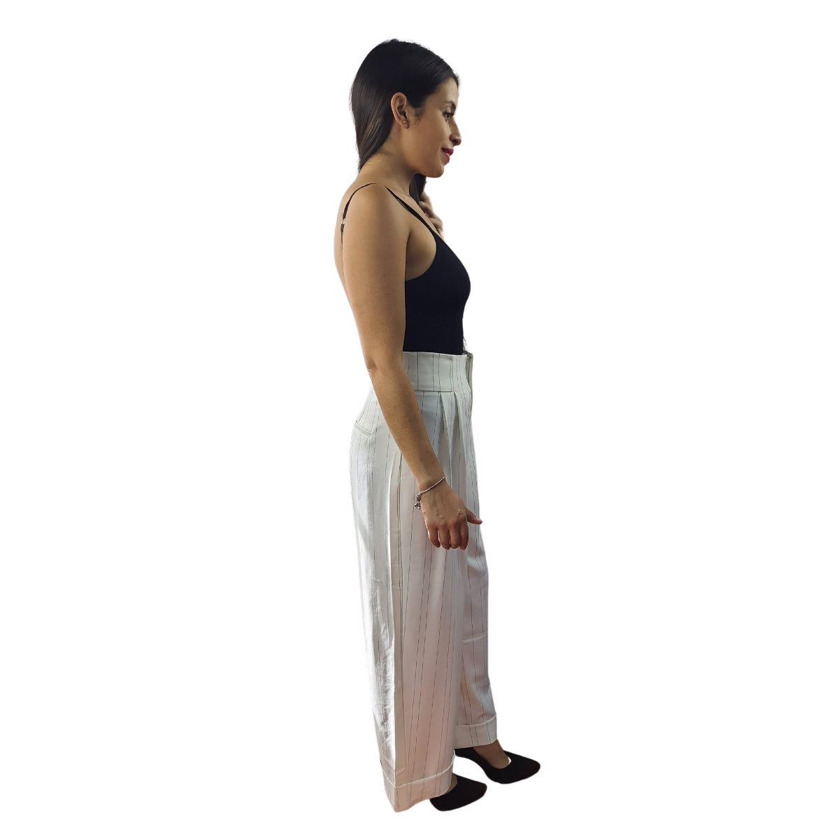 Pantalon Vero Moda Blanco Style JOLIN 9/10 LOOSE PANTS(TP)