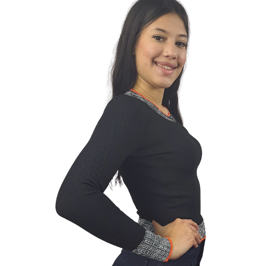 Sweater Vero Moda Negro Style HARRY L/S KNIT(UM)