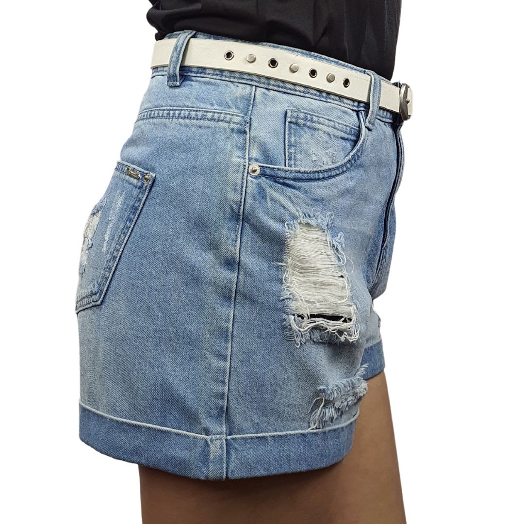 Short Vero Moda Azul Claro Style CHERVIL HW DENIM SHORTS(NE-CT-2)