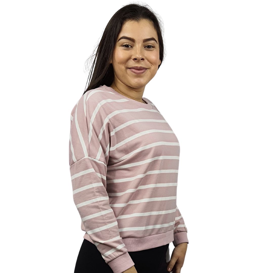 Sweater Vero Moda Rosado Style WANDA L/S SWEAT(HOMEWEAR)