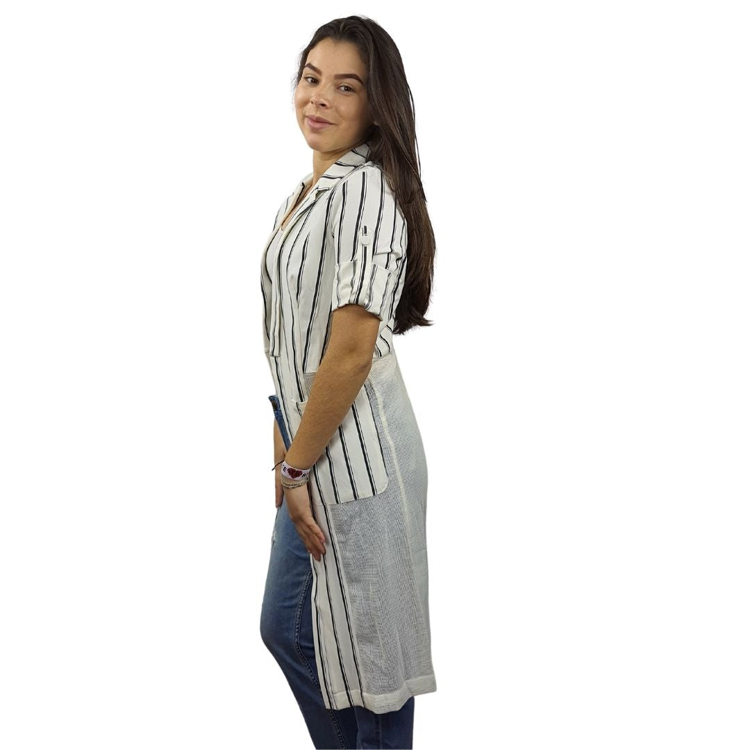 Tapado Vero Moda Blanco Style CRONUS 3/4 BLAZER(NE-CT-3)