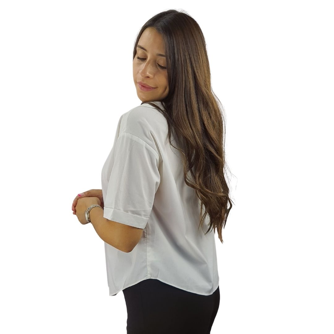 Blusa Vero Moda Blanco Style HERMAN 1/2 TOP(SD)