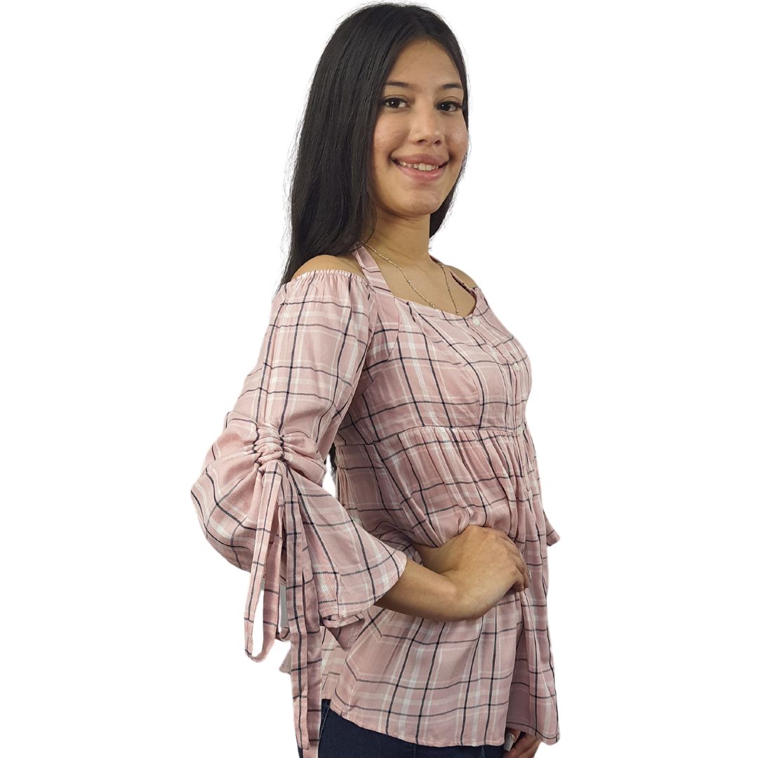 Blusa Vero Moda Rosado Style JUPITER L/S SHIRT(SL)