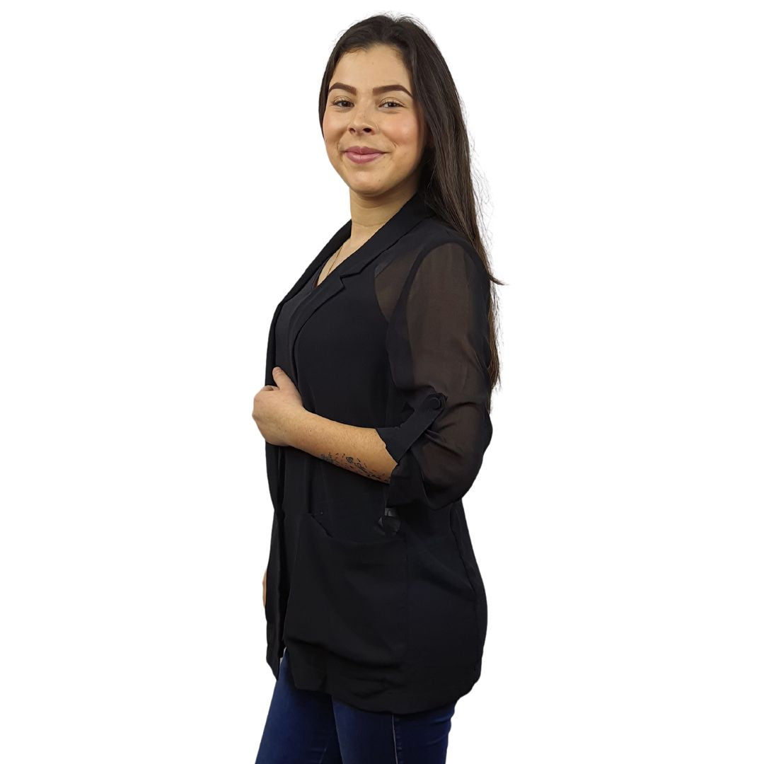 Blazer Vero Moda Negro Style SHANGHAI VICTORIA L/S BLAZER(DR)