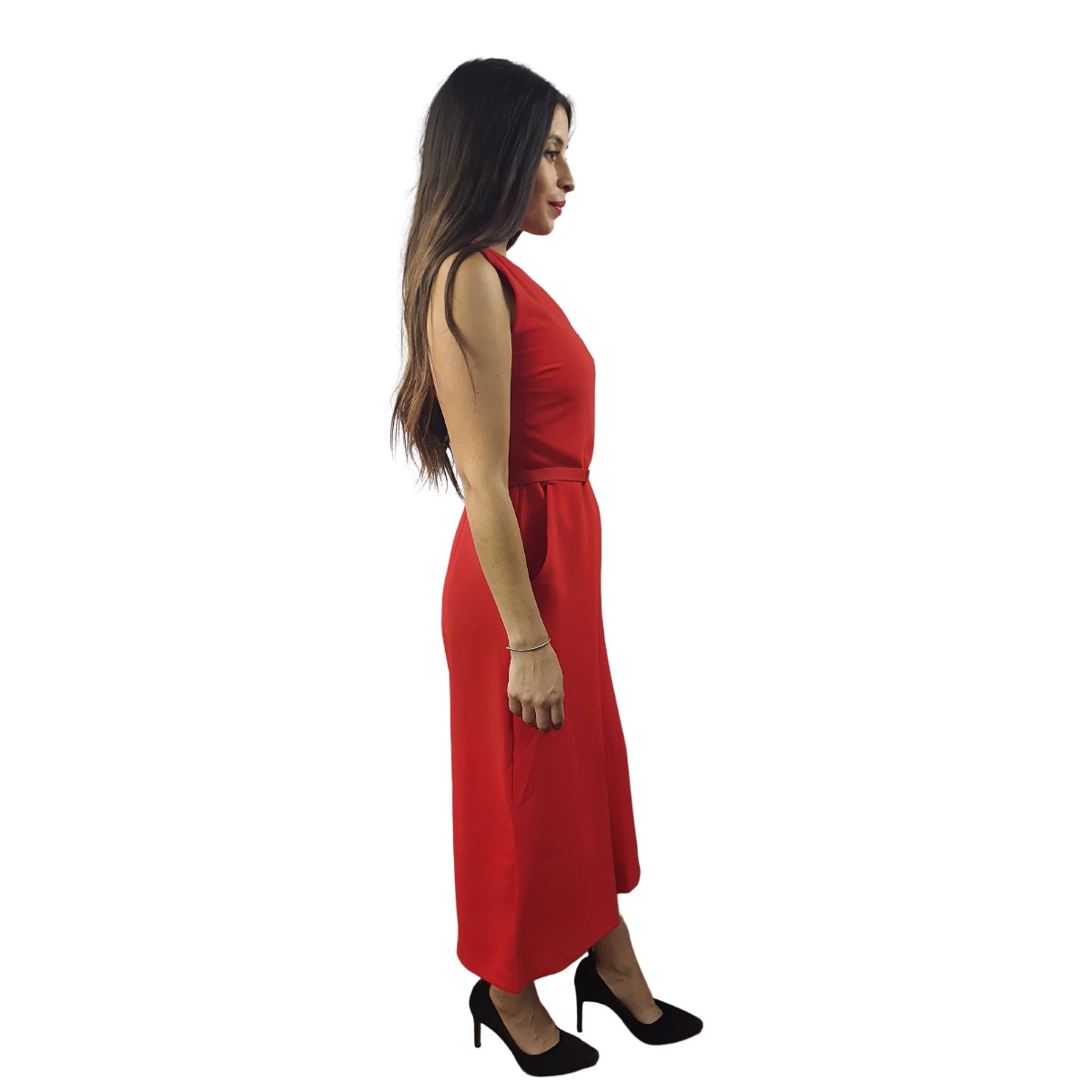 Entero Vero Moda Rojo Style LANCE 3/4 WIDE CATSUIT(PM)