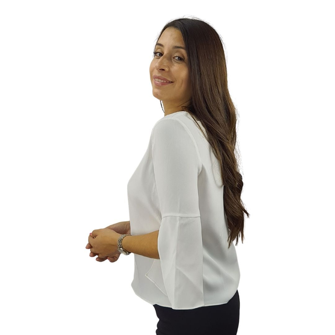 Blusa Vero Moda Blanco Style ADELINA 3/4 TOP(MM)