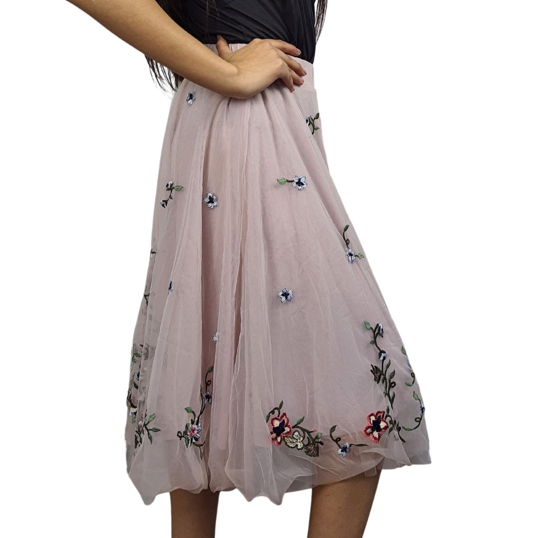 Falda Vero Moda Rosa Vieja Style MERIDA JERSEY SKIRT(VMC-NR)