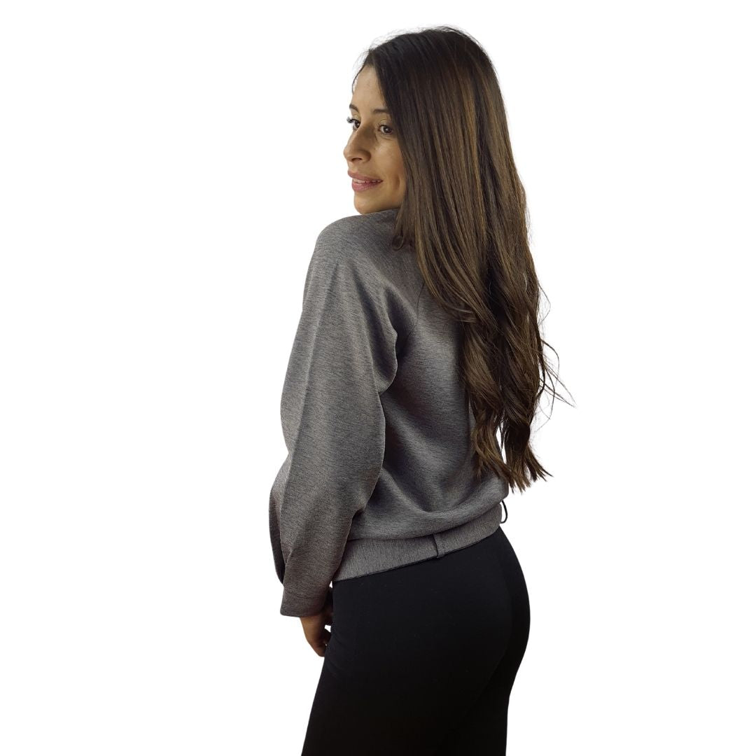 Blusa Vero moda Gris Style KENNY L/S TOP(PM-CT-2)