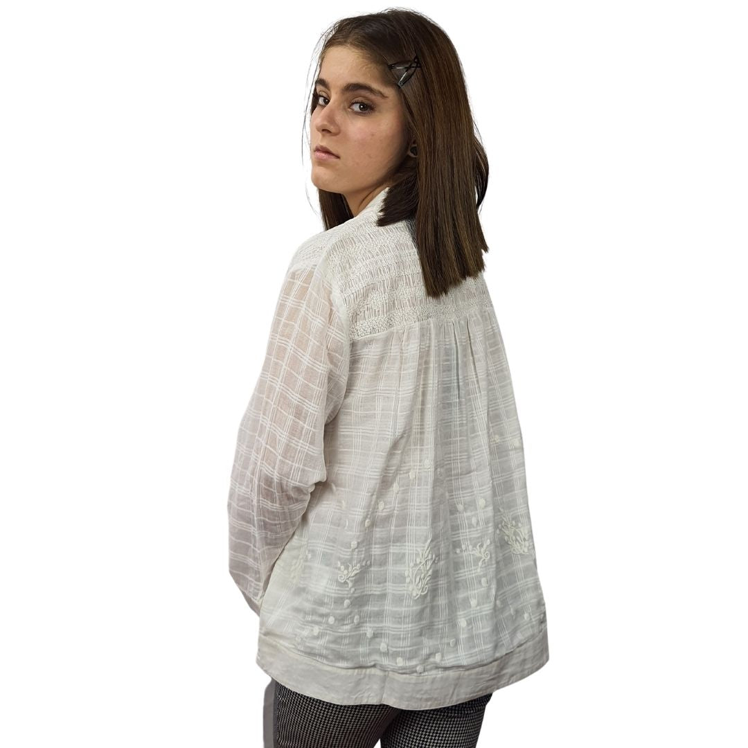 Blusa Rapsodia Kharita Blanco