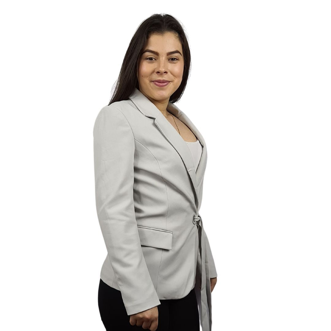 Blazer Vero Moda Gris Claro Style BLAZ L/S BLAZER(VMC-NC)