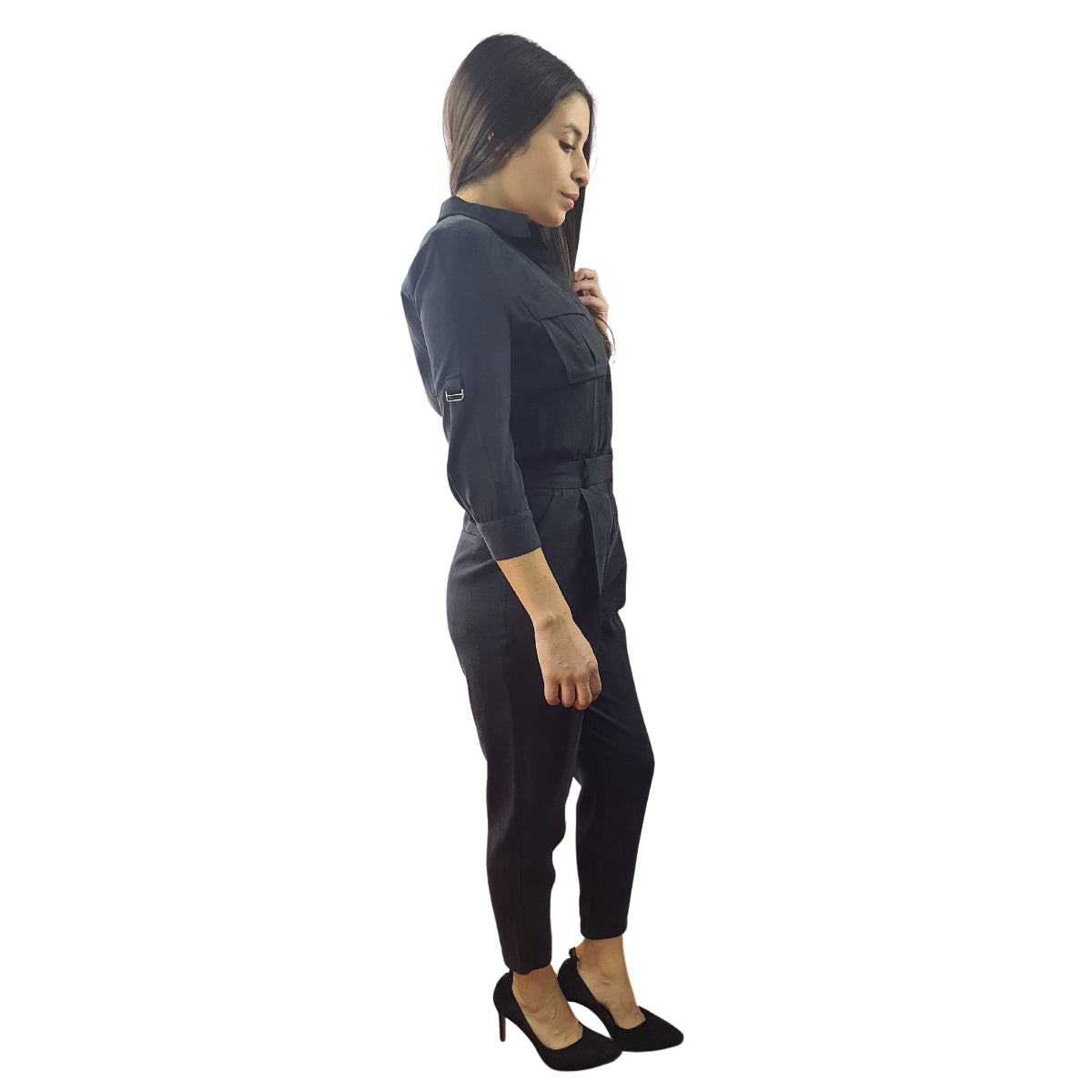 Entero Vero Moda Negro Style METES SWISS 9/10 CATSUIT(PM-EC-3)