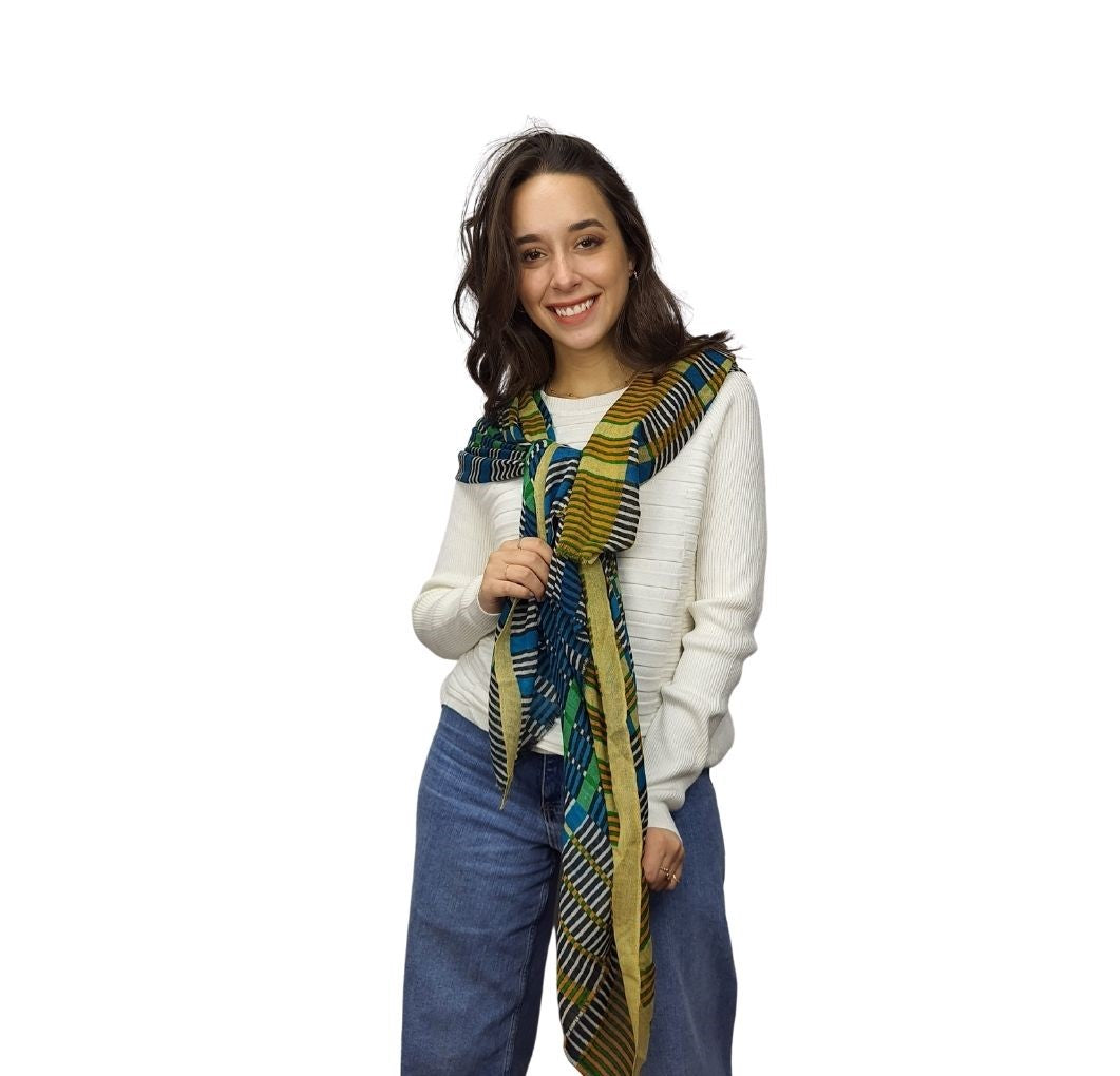 Pashmina Bufanda Rapsodia New Joe Wool Verde