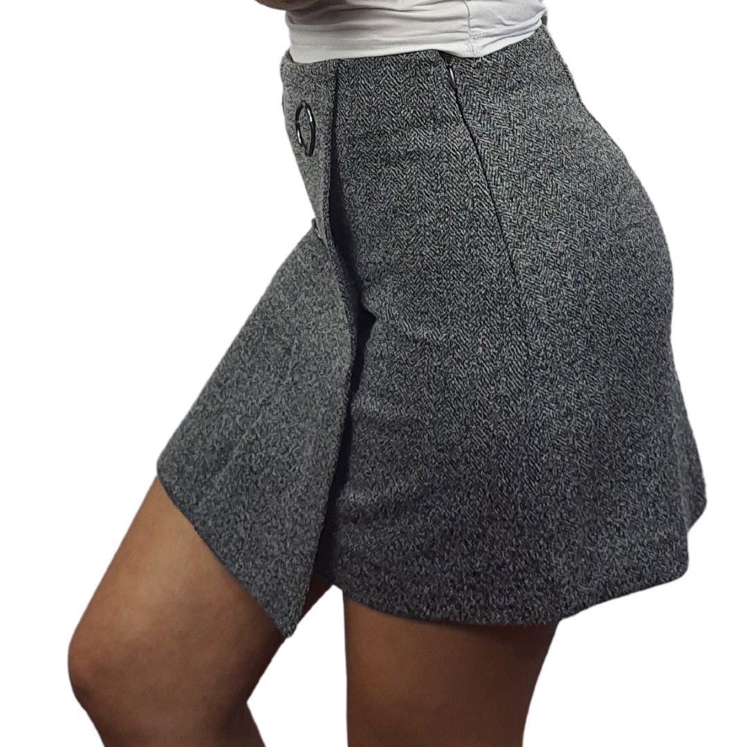 Falda Vero Moda Gris Style LADY JERSEY SKIRT(EL)