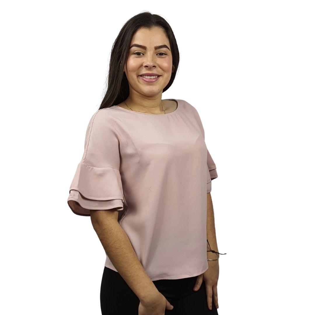 Blusa Vero Moda Rosa Vieja Style WEDDY 1/2 TOP(VMC-TP)