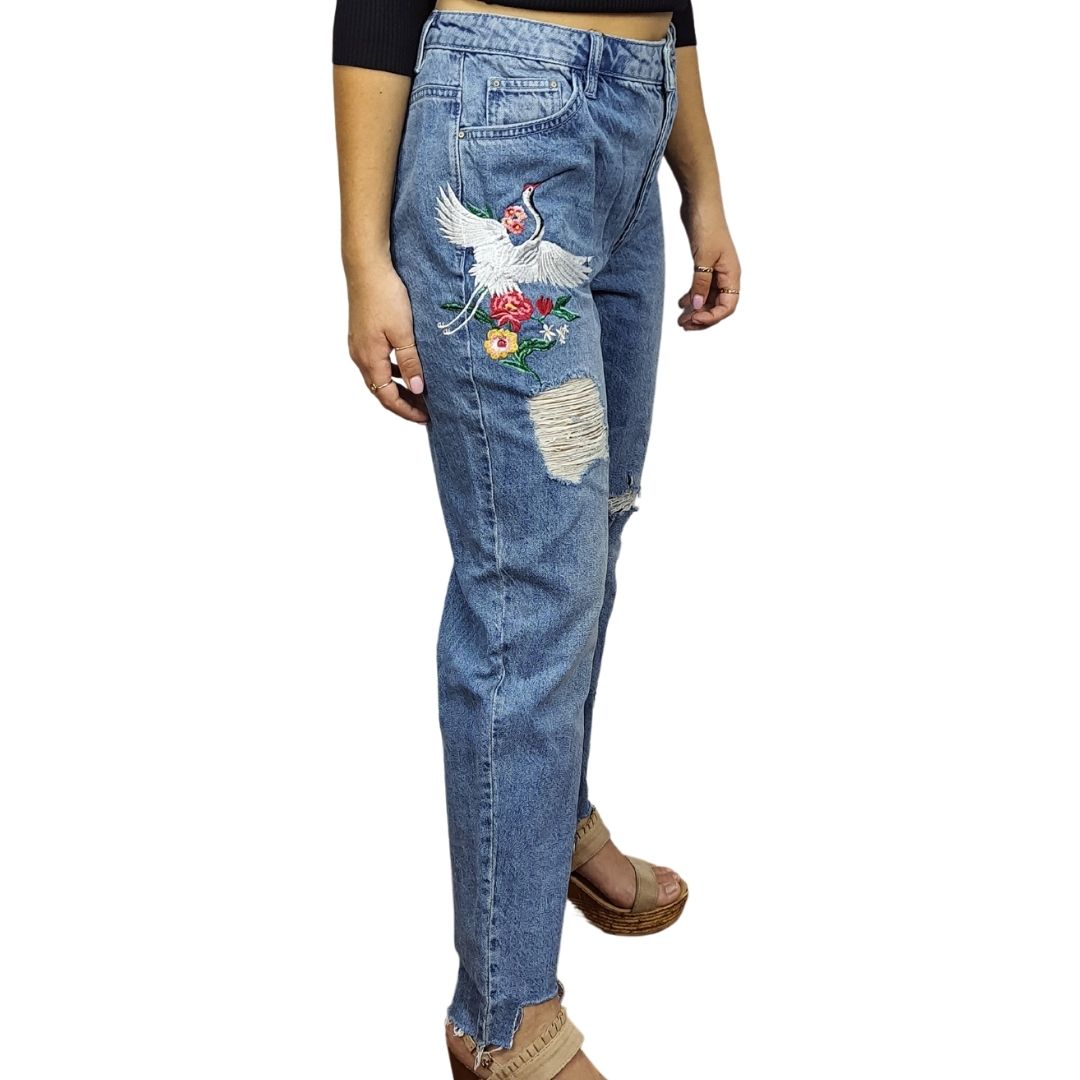 Pantalon Vero moda Style GENEROUS 9/10 MW SLIM STRAIGHT JEANS(NR)