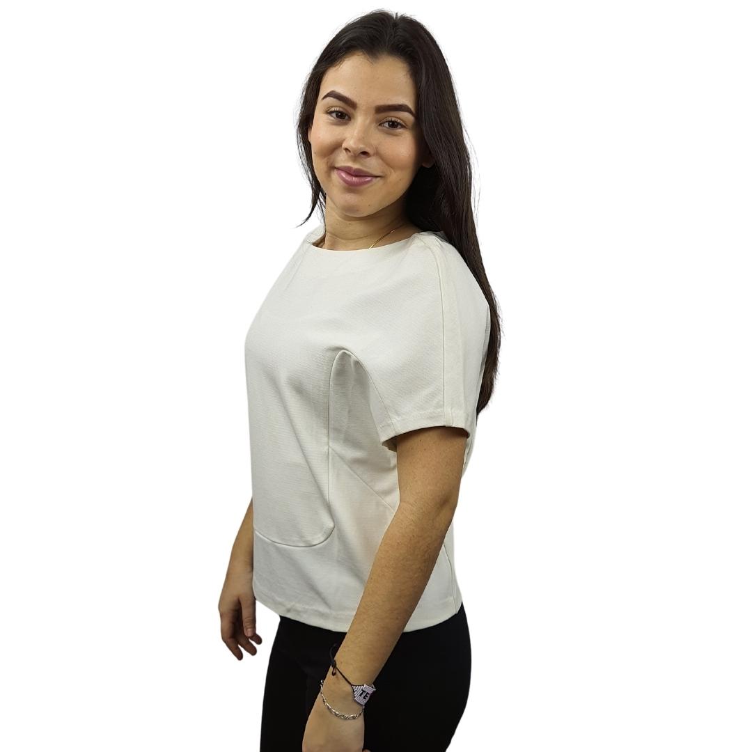 Blusa Vero Moda Blanco Style JANE S/S JERSEY TOP(VMC-MM)