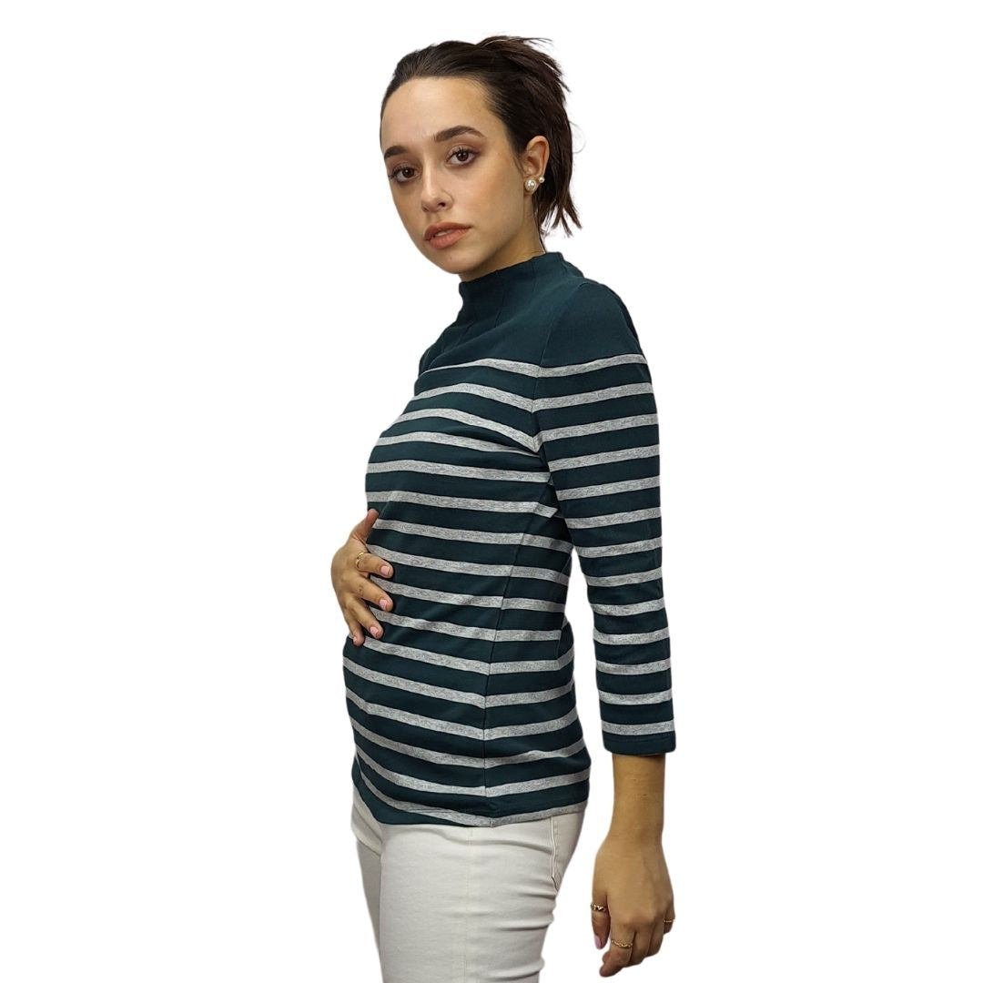 Blusa Vero moda Verde Style ALVA 3/4 TOP(MW-EC-2)