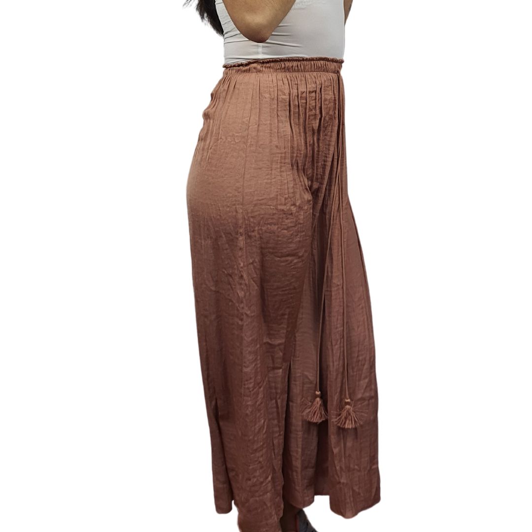 Pantalon de Pijama Vero Moda Marron Claro Style TAYLOR 7/8 PAJAMA PANTS(HOMEWEAR)