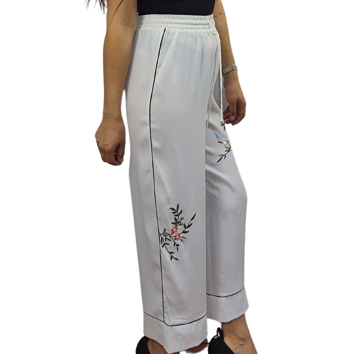 Pantalon Vero Moda Blanco Style MARRY 9/10 WIDE PANTS(NR)