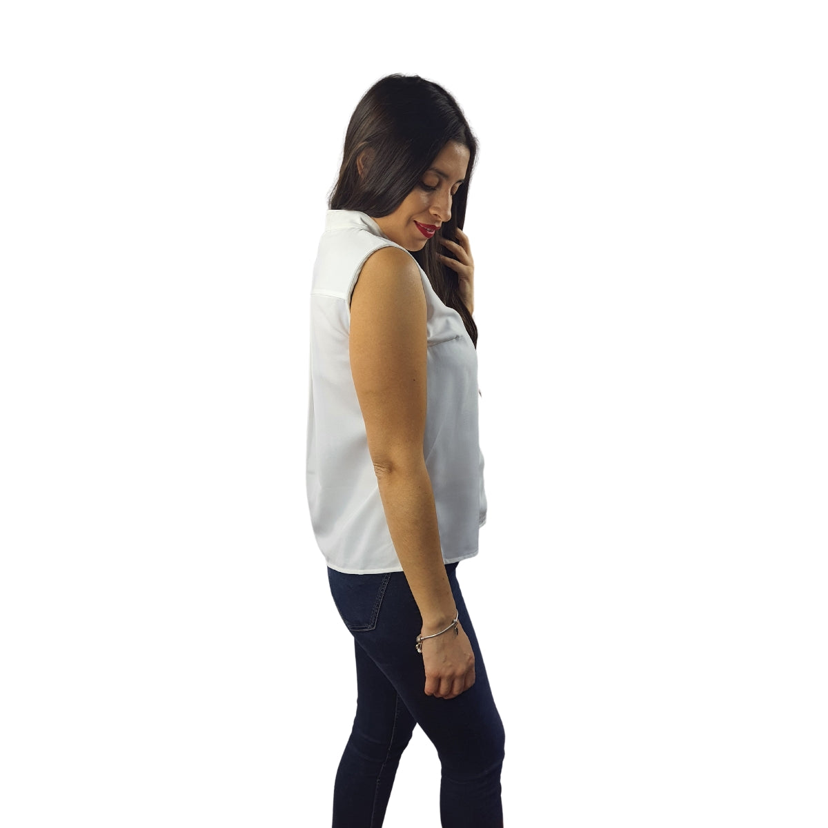 Blusa Vero Moda Blanco Style ELAINE S/L SHIRT(VMC-TP)