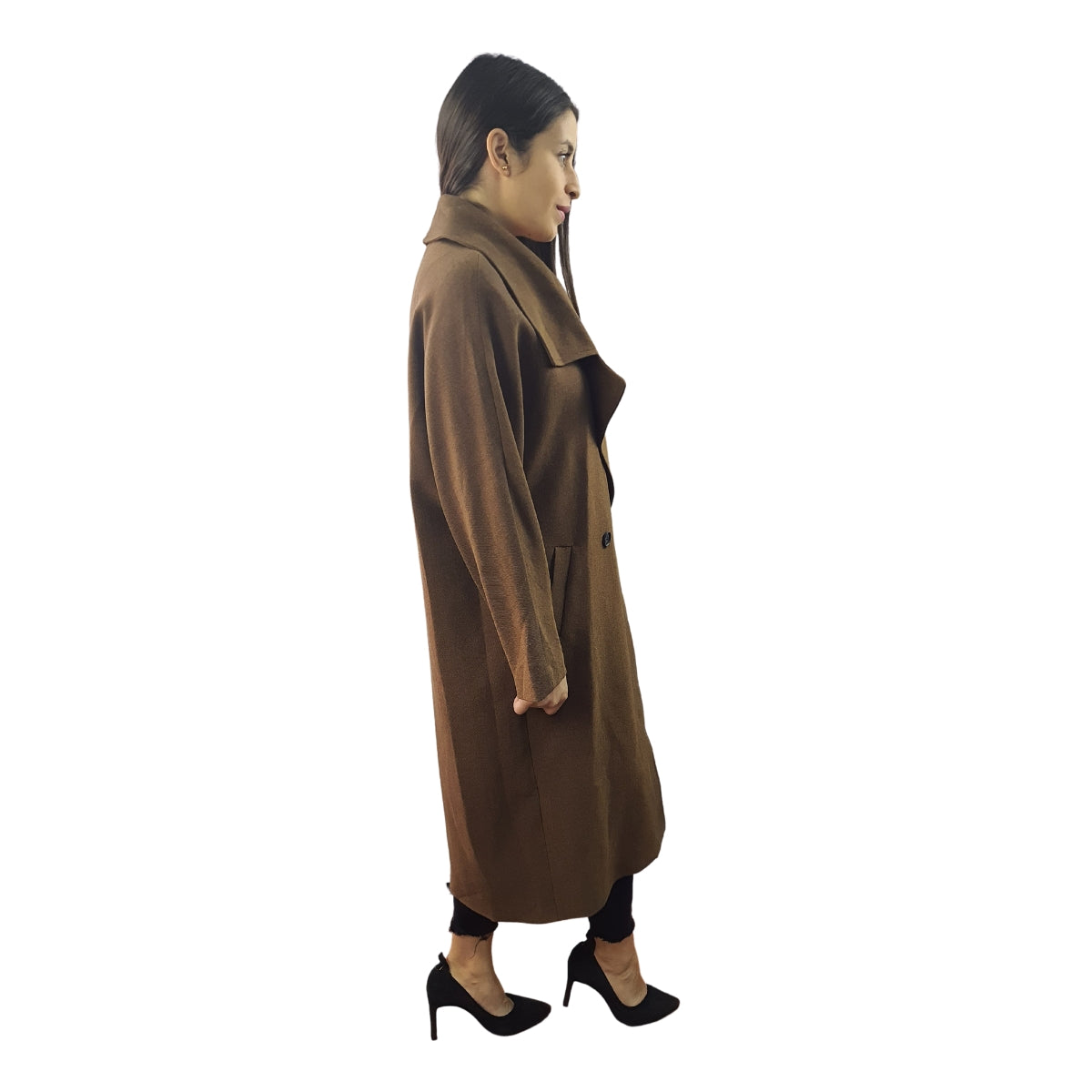 Blazer Vero Moda Marron Style MARA SOLID L/S COAT(VMC-NC)