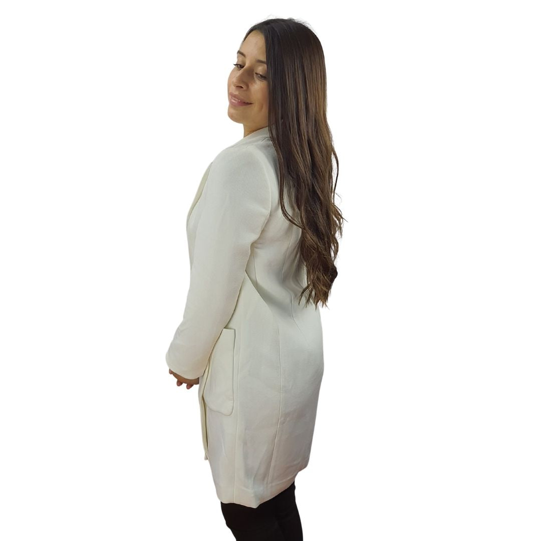 Blazer Vero Moda Blanco Style SIBYL L/S COAT(PM-ET-2)