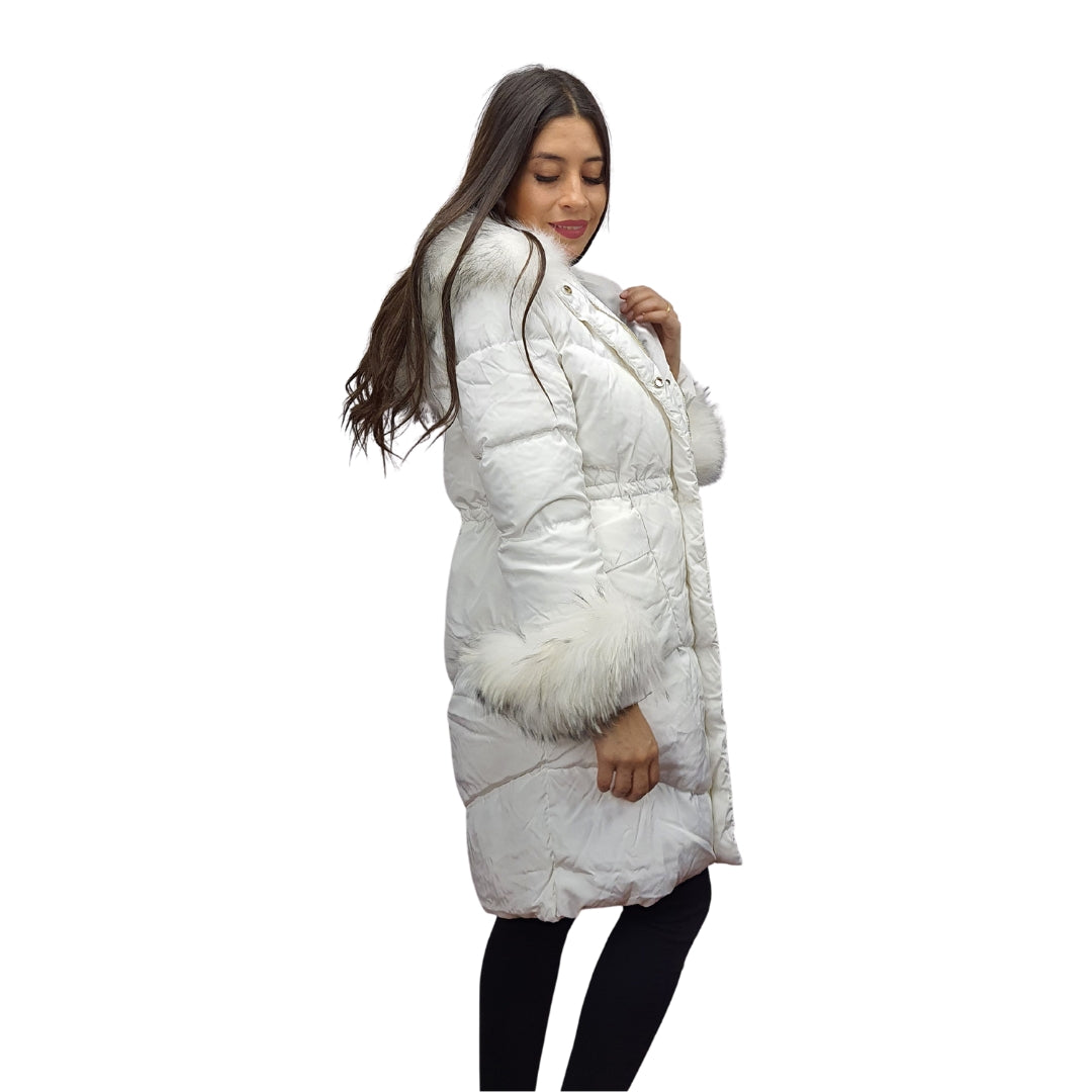 Parka Vero Moda Blanco Style VISIONARY 3/4 DOWN COAT(COUTUREMADE)