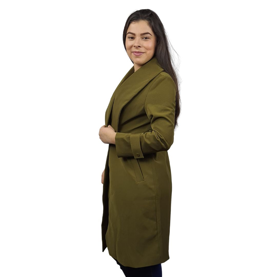 Blazer Vero Moda Verde Militar Style STRING L/S COAT(VMC-NC)