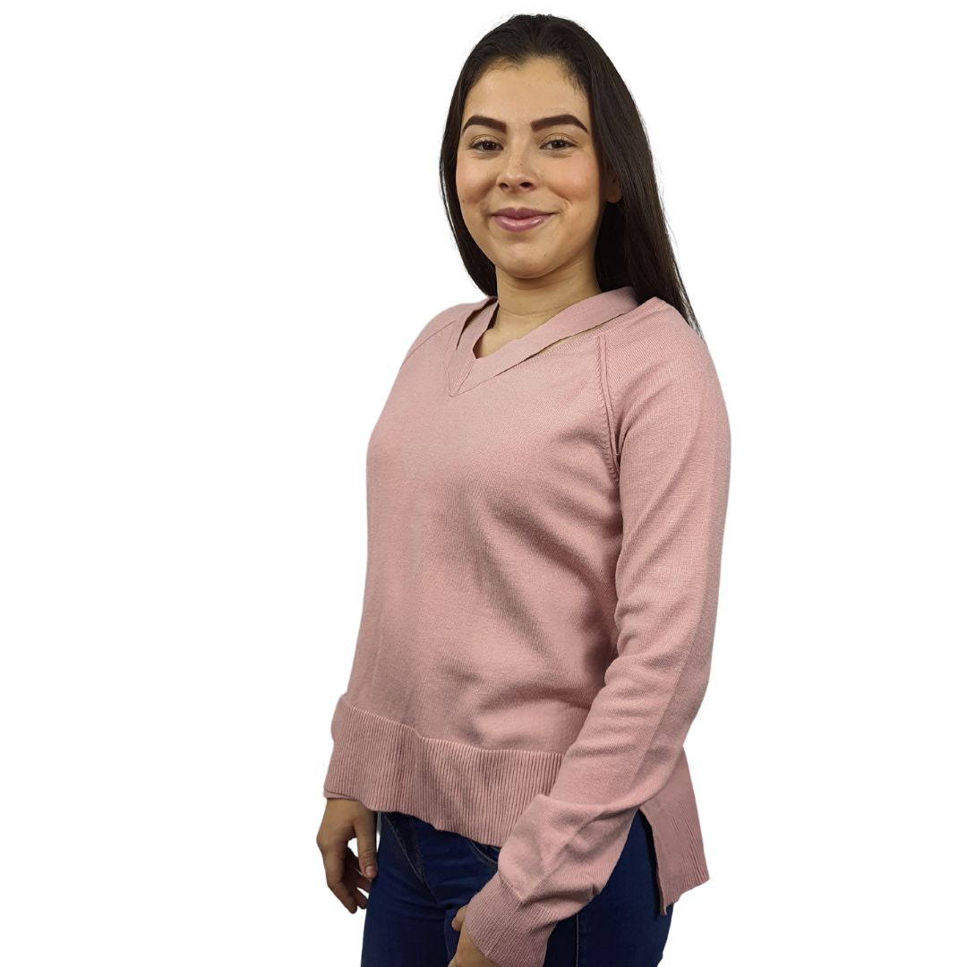 Blusa Vero Moda Rosa Vieja Style CHOICE AMMY L/S KNIT-OR