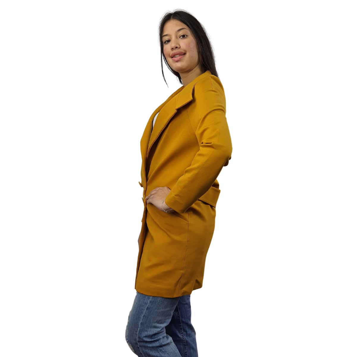 Blazer Vero Moda Mostaza Style PINKO SWEAT(BN-EC-2)