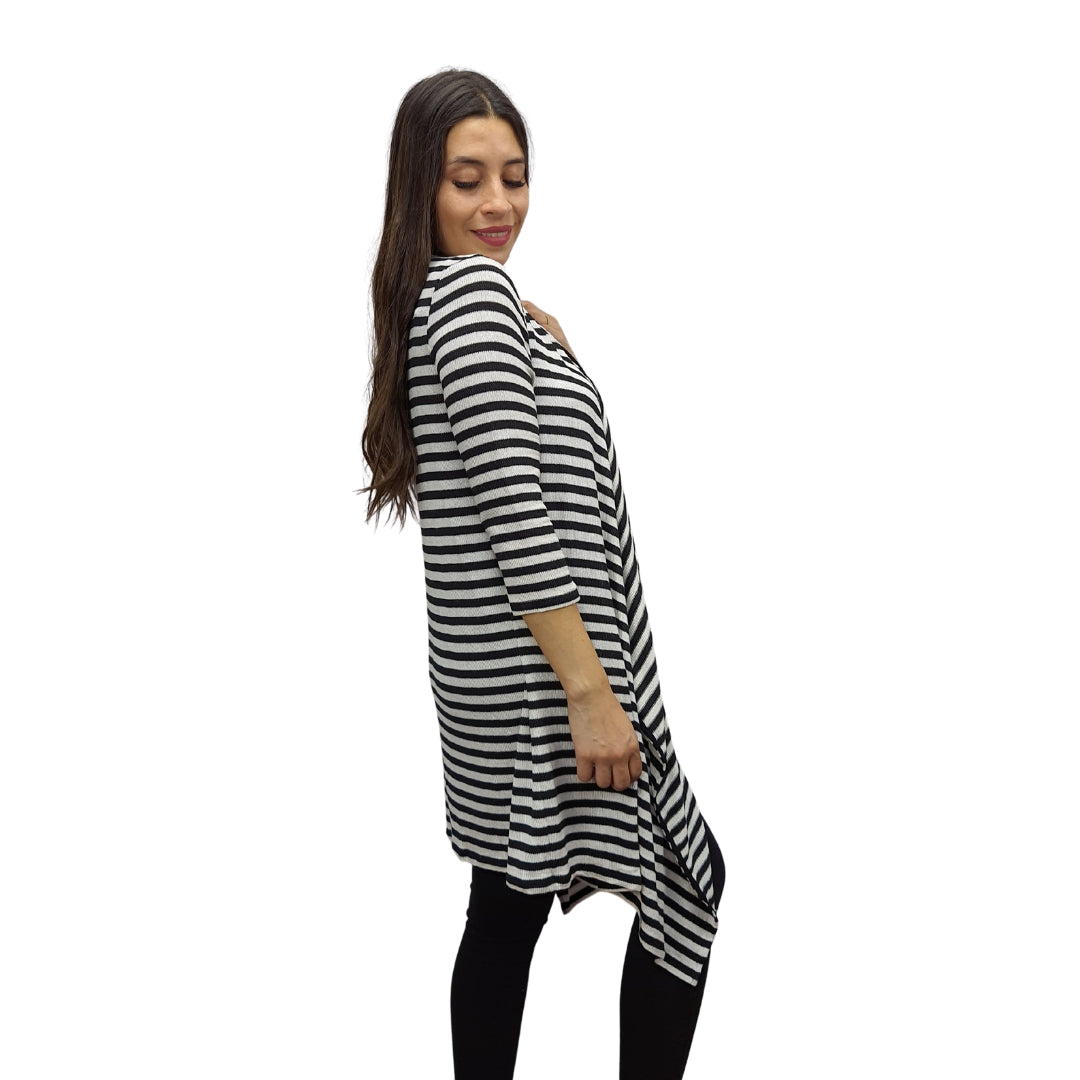 Tapado Vero Moda Negro Style NANA 3/4 LONG OPEN CARDIGAN(NL)