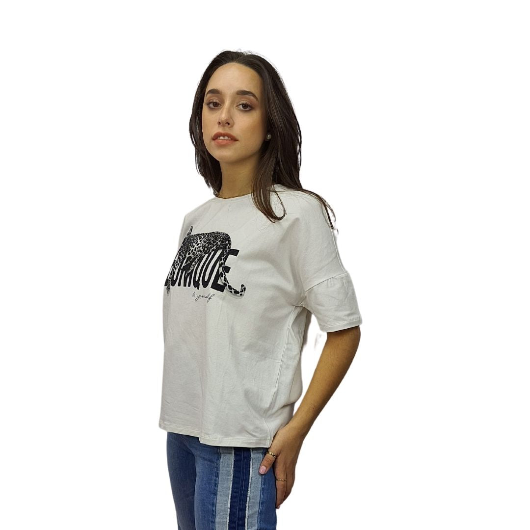 Polera Vero Moda Blanco Style JUNGLE BOX S/S TOP(NE-CT-2)