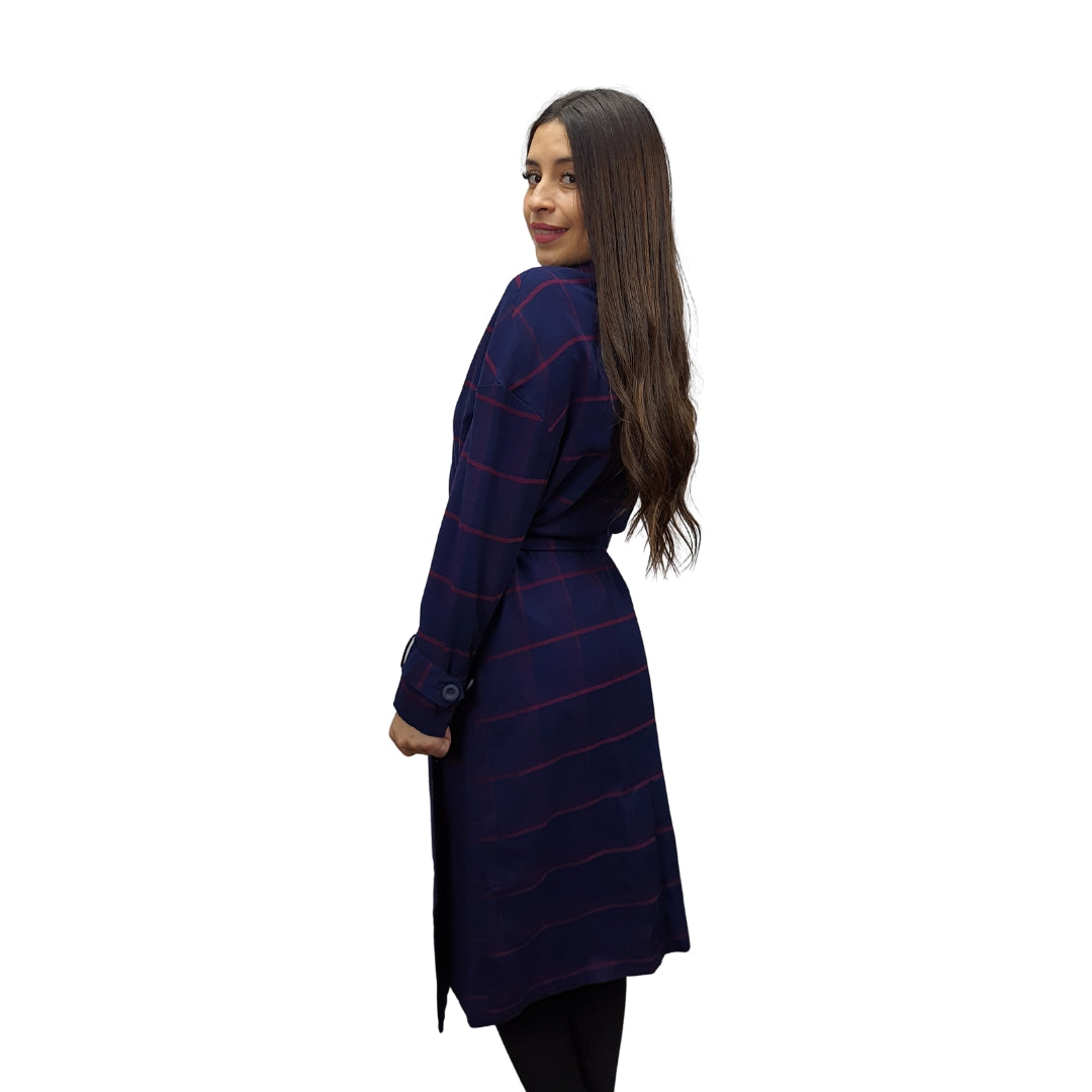 Blazer Vero Moda Azul Oscuro Style NARI L/S COAT(PM-ET-3)