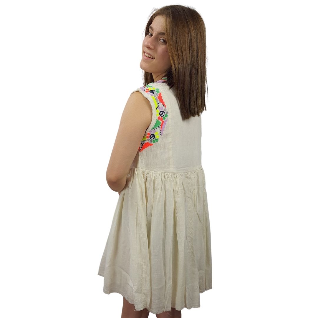 Vestido Rapsodia Rivera Neon Blanco