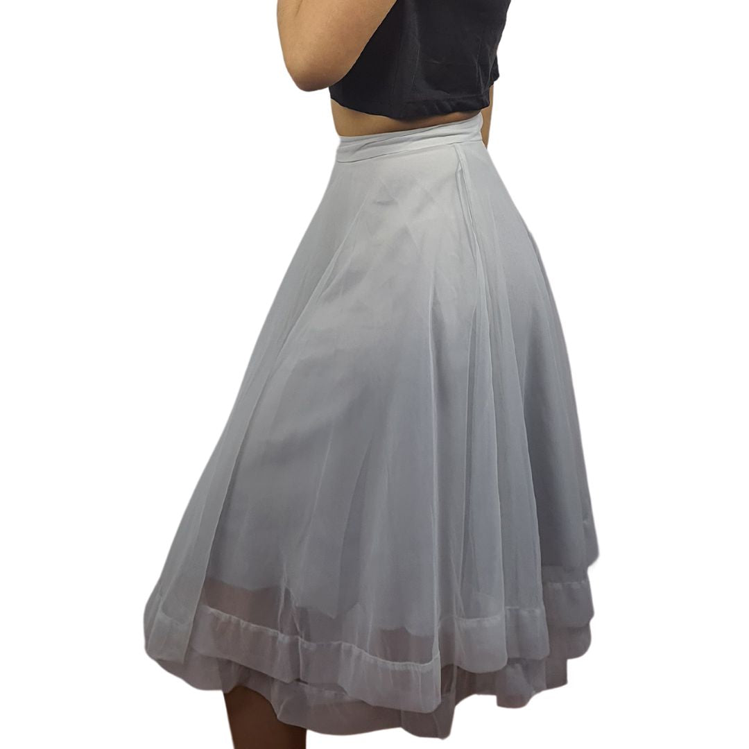 Falda Vero Moda Gris Claro Style RETAIL KATE MIDI SKIRT(VMC-RN)