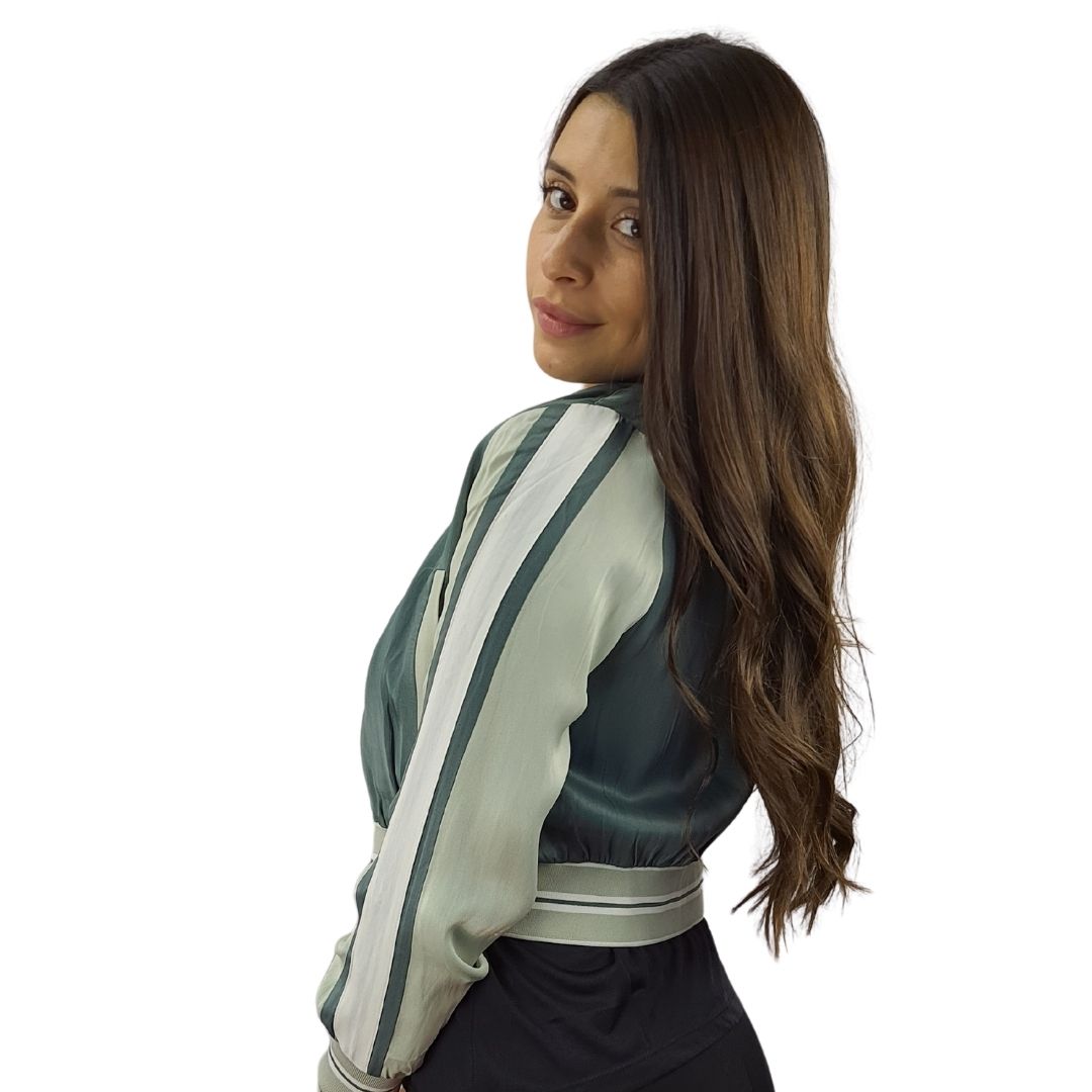 CortaViento Vero Moda Verde Style TIM L/S JACKET(TP)