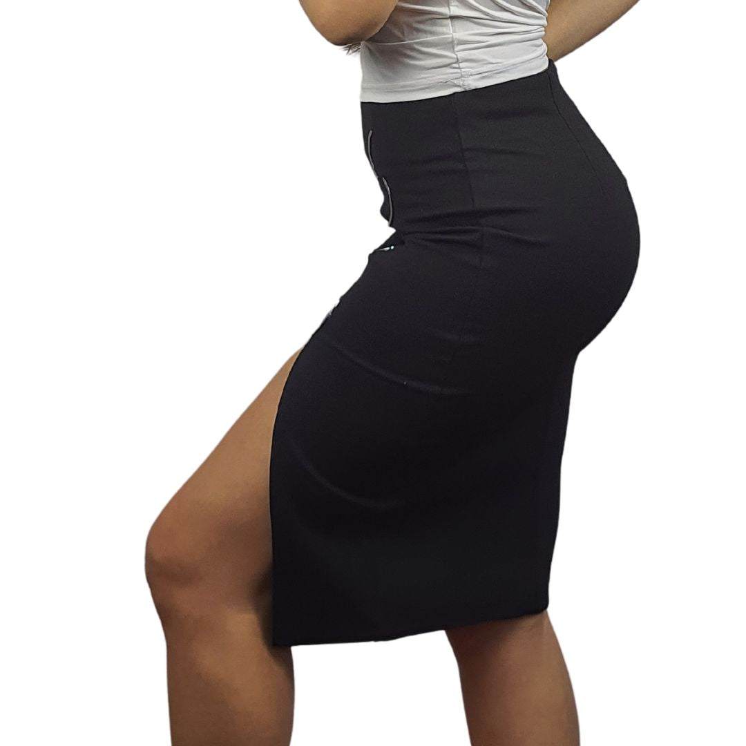 Falda Vero Moda Negro Style SHERRY JERSEY SKIRT(VMC-UM)