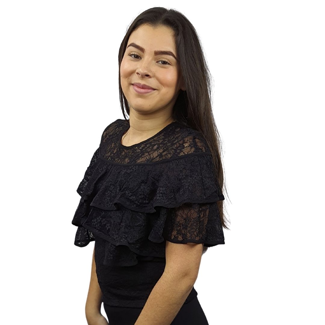 Blusa Vero Moda Negro Style LOLITA 1/2 WOVEN TOP(VMC-NN)