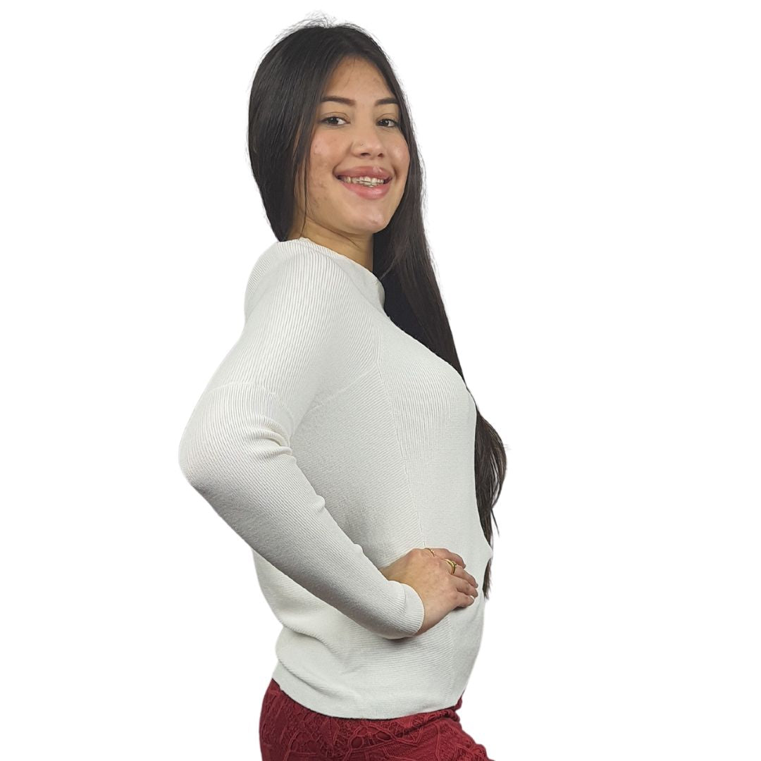 Sweater Vero Moda Blanco Style ALLAN L/S KNIT(UM)