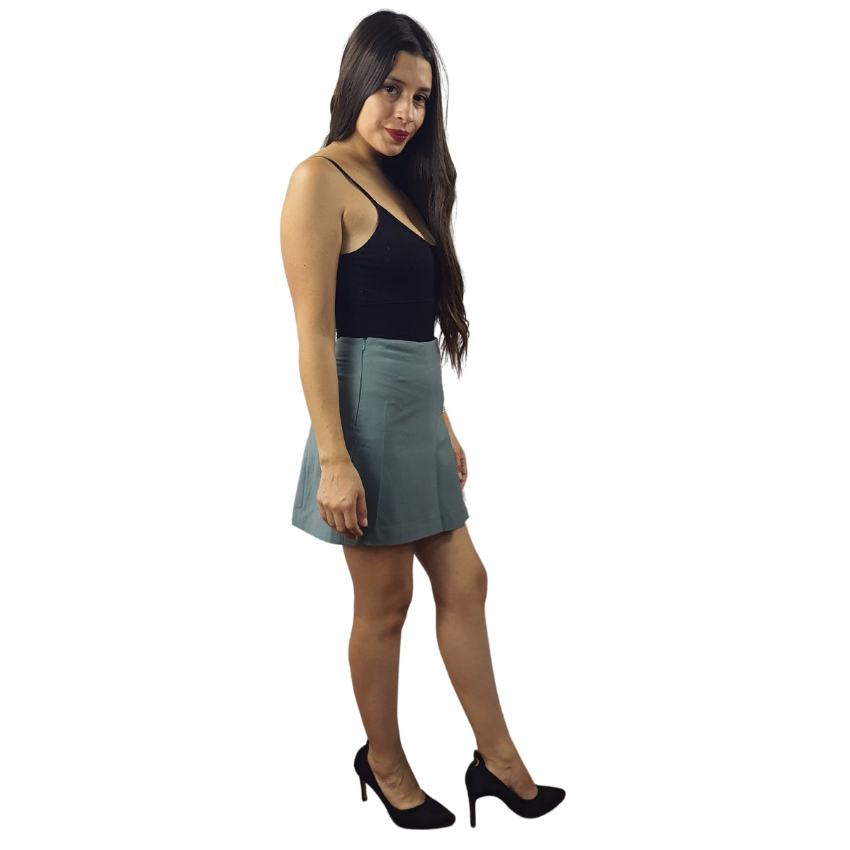 Falda Vero Moda Verde Claro Style MARIAN MINI SKIRT(VMC-SD)