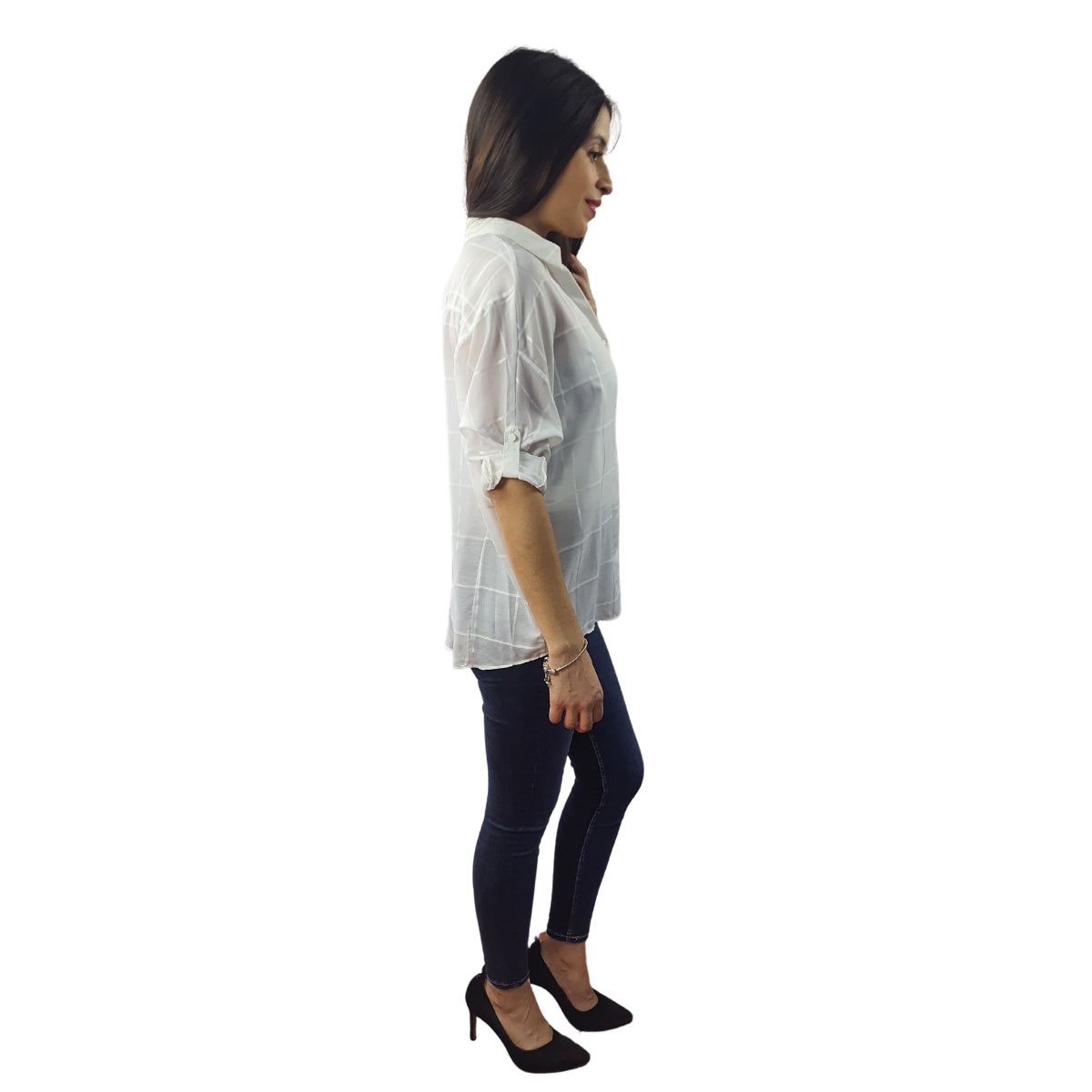Blusa Vero Moda Blanco Style WEN 3/4 SHIRT SET(VMC-TP)