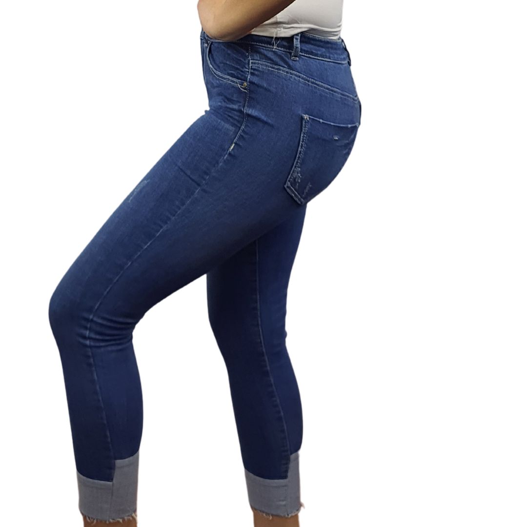 Jeans Vero Moda Azul Style CLEVER 9/10 MW X-SLIM JEANS(NR)