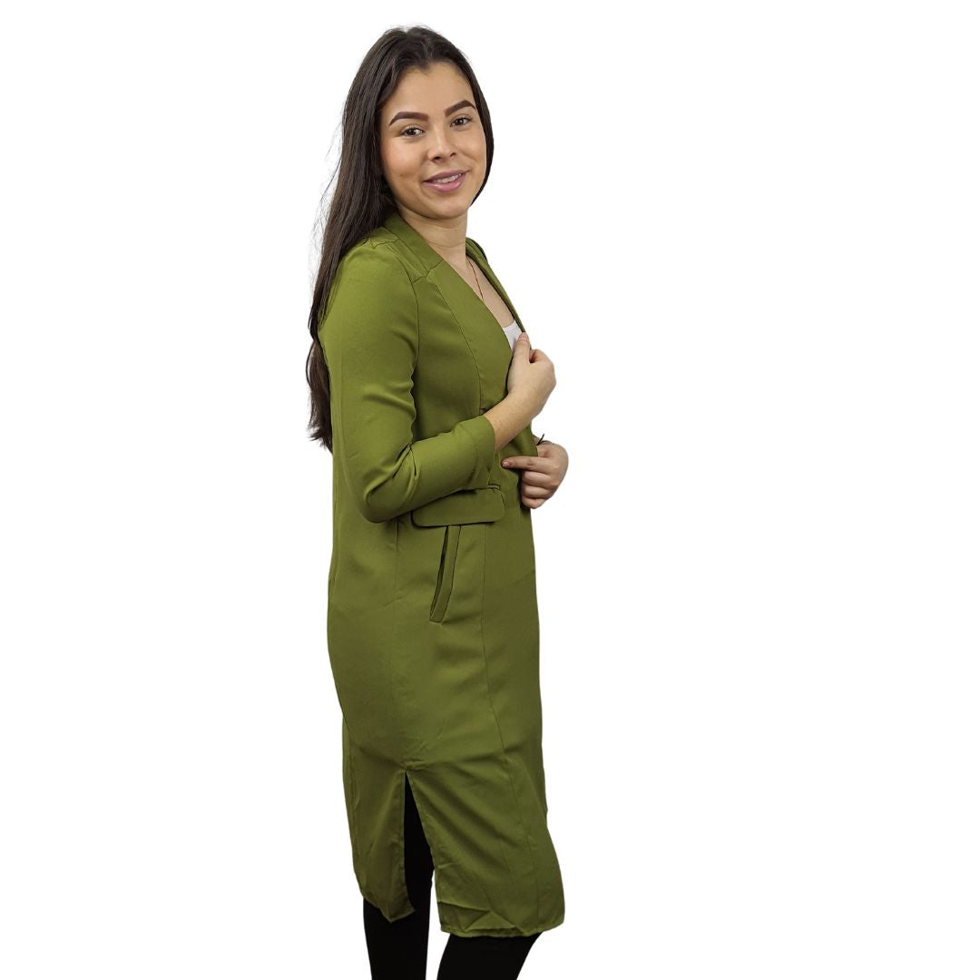 Blazer Vero Moda Verde Style CARNATION 3/4 BLAZER(VMC-PM-ET-3)