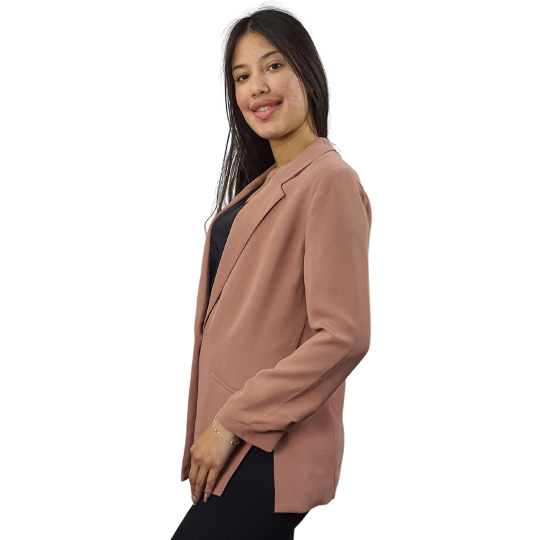 Blazer Vero Moda Rosado Palido Style CLARA 7/8 BLAZER(VMC-NR)