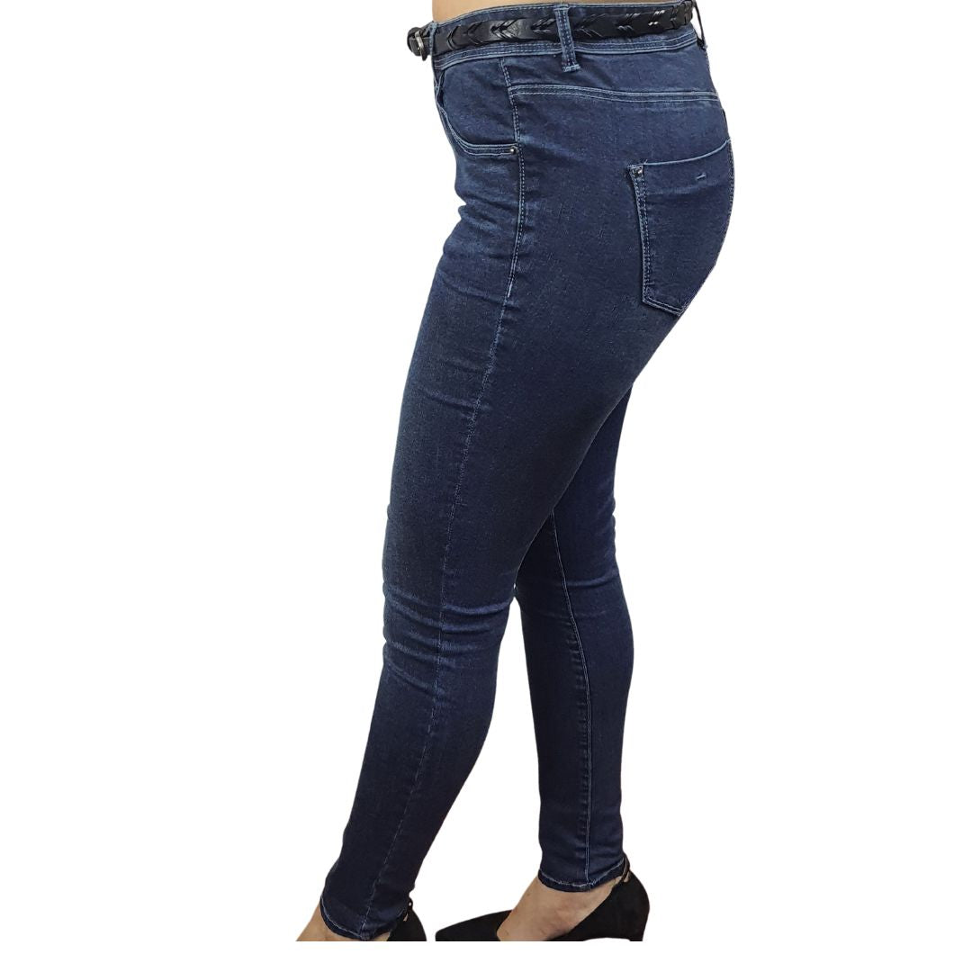 Jeans Vero Moda Azul Oscuro Style CAPTAIN X-SLIM JEANS(UM)